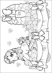 plansa de colorat my little poney #2