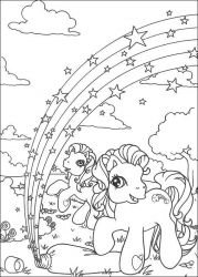 plansa de colorat my little poney #10