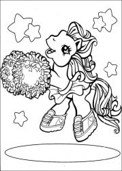 plansa de colorat my little poney #17