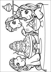 plansa de colorat my little poney #2