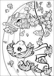 plansa de colorat my little poney #5