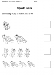 fise de lucru pentru  numara pana la 10 #14