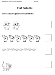 fise de lucru pentru  numara pana la 10 #17