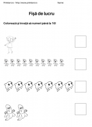 fise de lucru pentru  numara pana la 10 #20