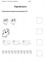 fise de lucru pentru  numara pana la 10 #21