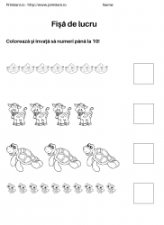 fise de lucru pentru  numere #13