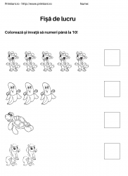 fise de lucru pentru  numere #16