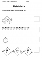 fise de lucru pentru  numara pana la 10 #4