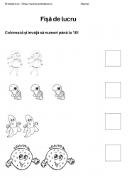 fise de lucru pentru  numara pana la 10 #6