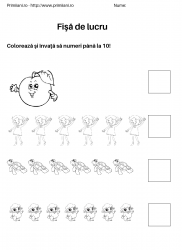 fise de lucru pentru  numara pana la 10 #7