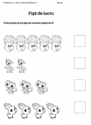 fise de lucru pentru  numere #12