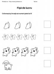 fise de lucru pentru  numere #14