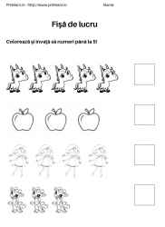 fise de lucru pentru  numere #20