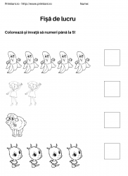 fise de lucru pentru  numere #7