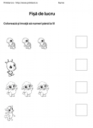 fise de lucru pentru  numere #7