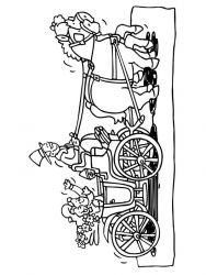 plansa de colorat nunta #15