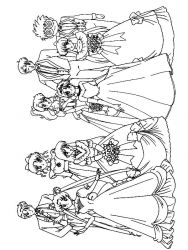 plansa de colorat nunta #3