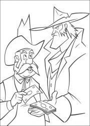 plansa de colorat o ferma trasnita #13