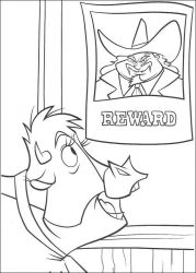 plansa de colorat o ferma trasnita #14