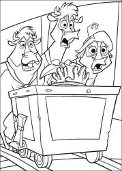 plansa de colorat o ferma trasnita #15