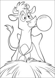 plansa de colorat o ferma trasnita #8