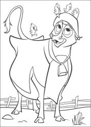 plansa de colorat o ferma trasnita #9