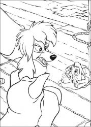 plansa de colorat oliver #1