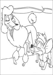 plansa de colorat oliver #10