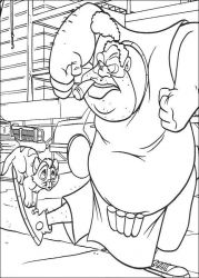 plansa de colorat oliver #18