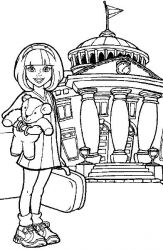 plansa de colorat oraselul lenes #12