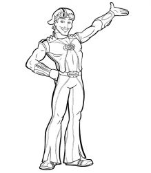 plansa de colorat oraselul lenes #15