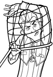 plansa de colorat oraselul lenes #1