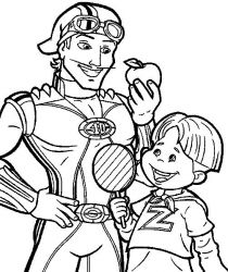 plansa de colorat oraselul lenes #2