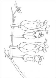 plansa de colorat over the hedge #9