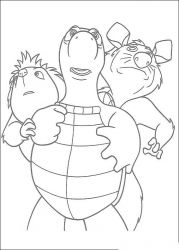 plansa de colorat over the hedge #10