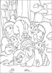 plansa de colorat over the hedge #13