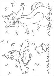 plansa de colorat over the hedge #14