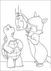 plansa de colorat over the hedge #15