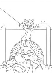 plansa de colorat over the hedge #16