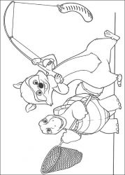 plansa de colorat over the hedge #1