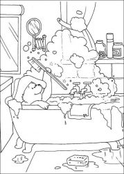 plansa de colorat paddington bear #9