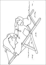 plansa de colorat paddington bear #12