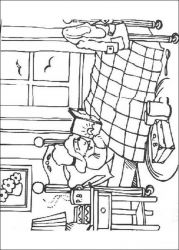 plansa de colorat paddington bear #14