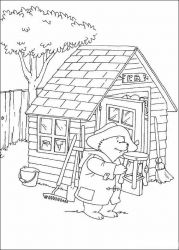 plansa de colorat paddington bear #15