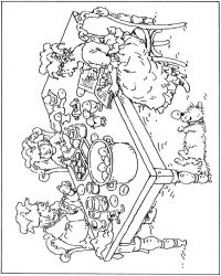 plansa de colorat paste #16