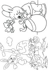 plansa de colorat paste #6