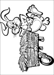 plansa de colorat paste #12