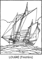 plansa de colorat pe mare #4