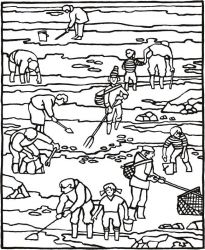 plansa de colorat pe mare #11