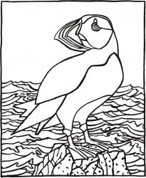 plansa de colorat pe mare #14